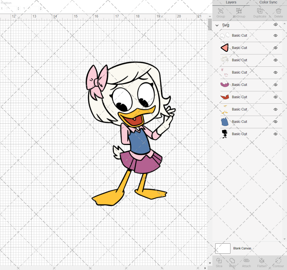 Webby - Ducktales, Svg, Dxf, Eps, Png - SvgShopArt