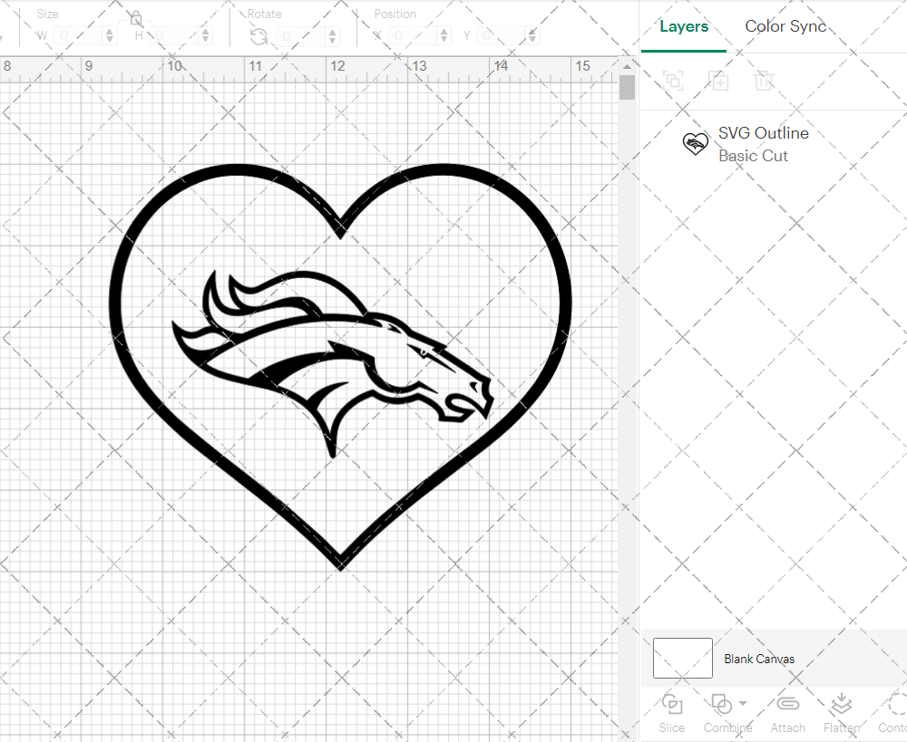 Denver Broncos Concept 1997, Svg, Dxf, Eps, Png - SvgShopArt