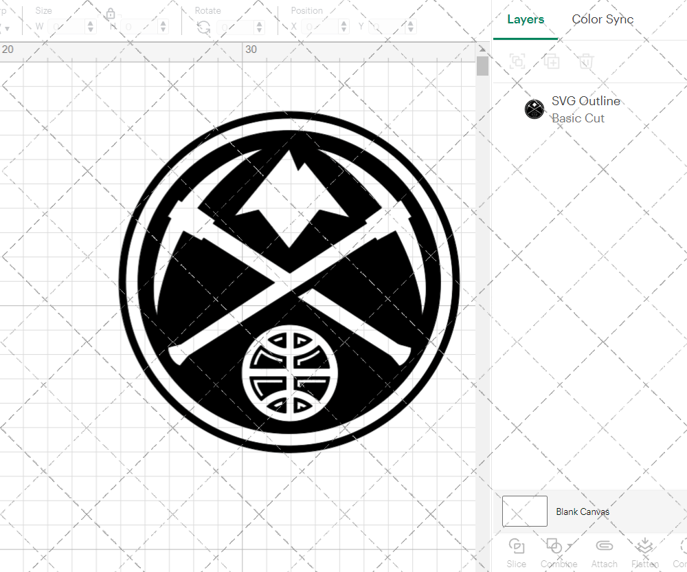 Denver Nuggets Alternate 2008, Svg, Dxf, Eps, Png - SvgShopArt