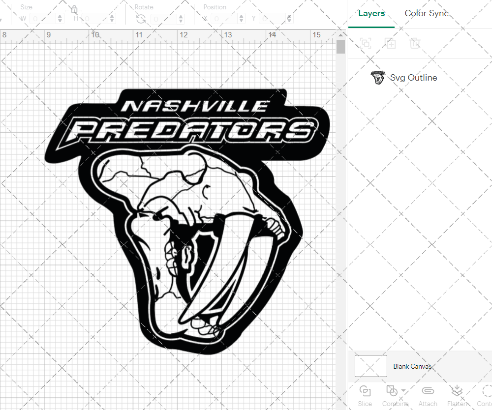 Nashville Predators Alternate 2006, Svg, Dxf, Eps, Png - SvgShopArt
