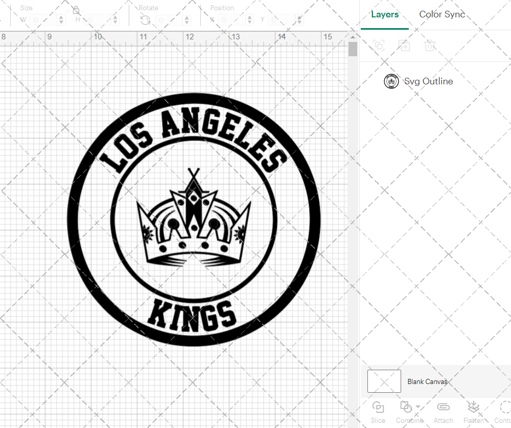 Los Angeles Kings Circle 2011, Svg, Dxf, Eps, Png - SvgShopArt