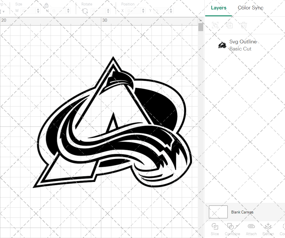 Colorado Avalanche Concept 1999 006, Svg, Dxf, Eps, Png - SvgShopArt