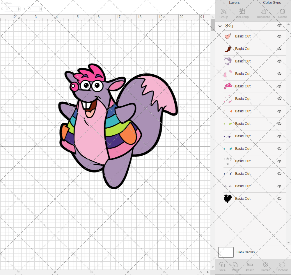 Tico - Dora the Explorer, Svg, Dxf, Eps, Png - SvgShopArt