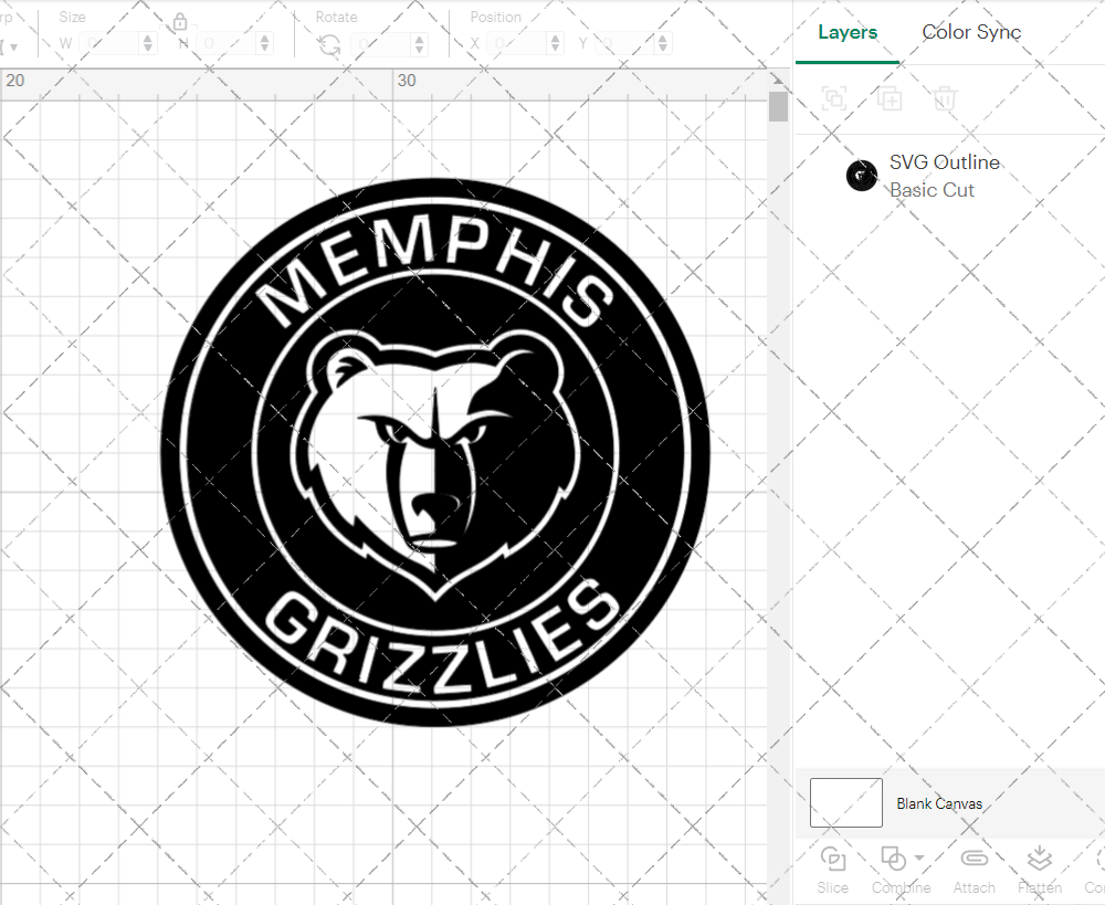 Memphis Grizzlies Circle 2018, Svg, Dxf, Eps, Png - SvgShopArt