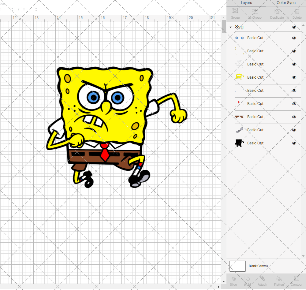 SpongeBob SquarePants 004, Svg, Dxf, Eps, Png - SvgShopArt