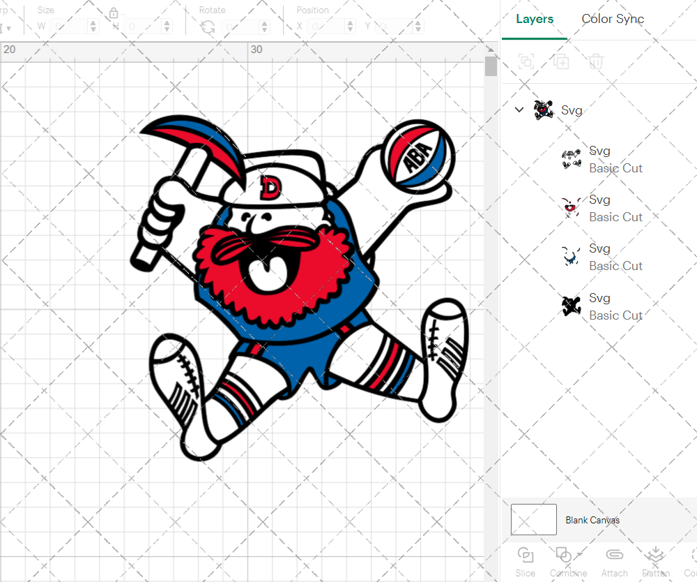 Denver Nuggets 1974, Svg, Dxf, Eps, Png - SvgShopArt