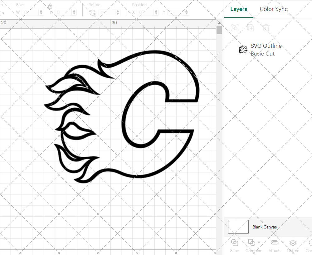 Calgary Flames Alternate 1980 002, Svg, Dxf, Eps, Png - SvgShopArt