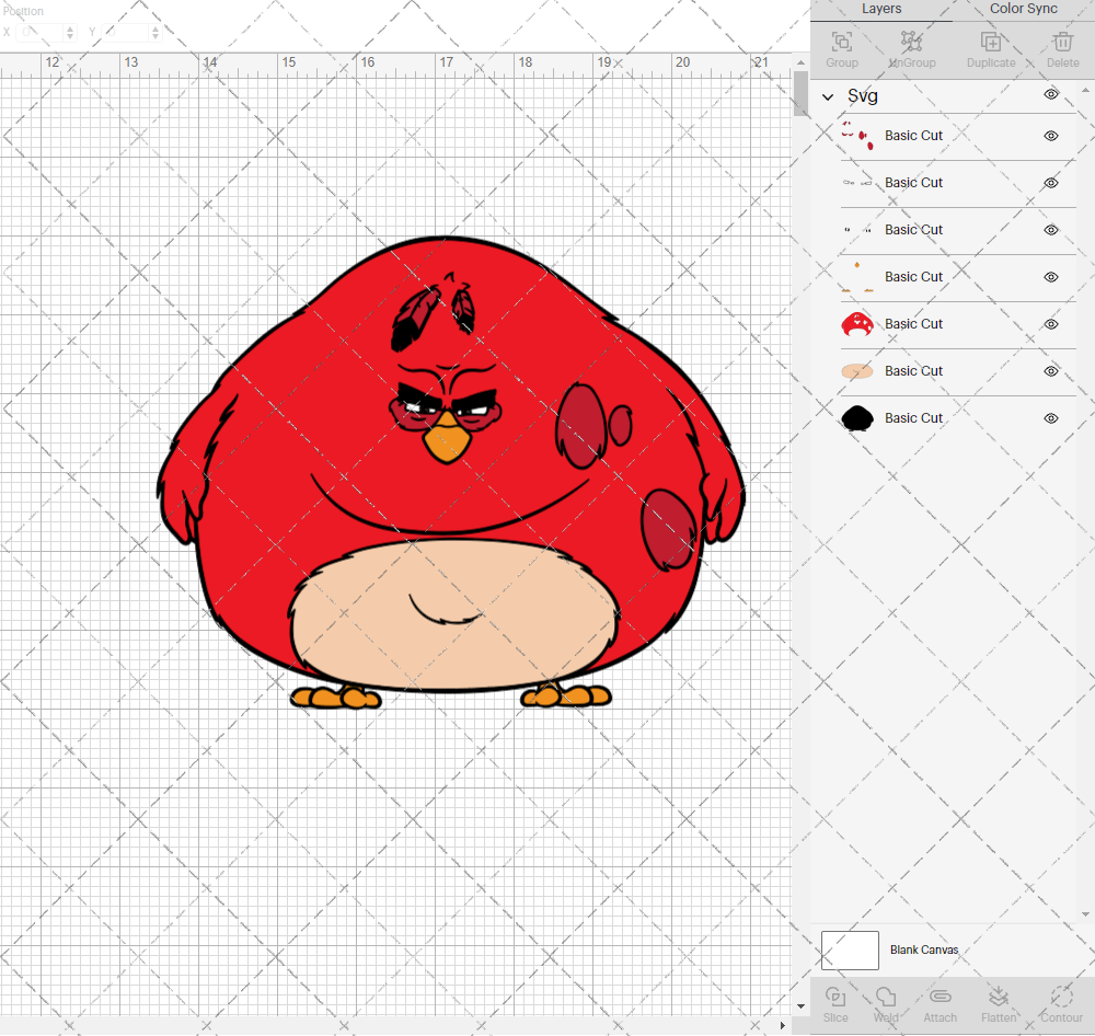 Terence - The Angry Birds, Svg, Dxf, Eps, Png - SvgShopArt