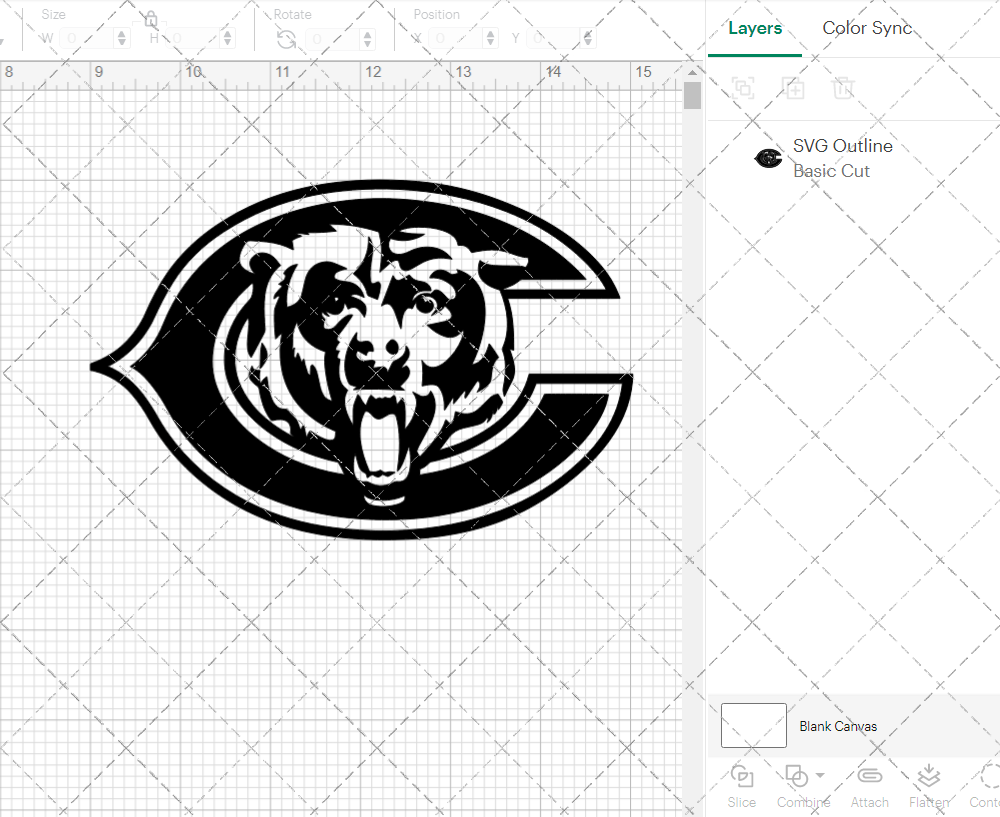 Chicago Bears Alternate 2000 002, Svg, Dxf, Eps, Png - SvgShopArt