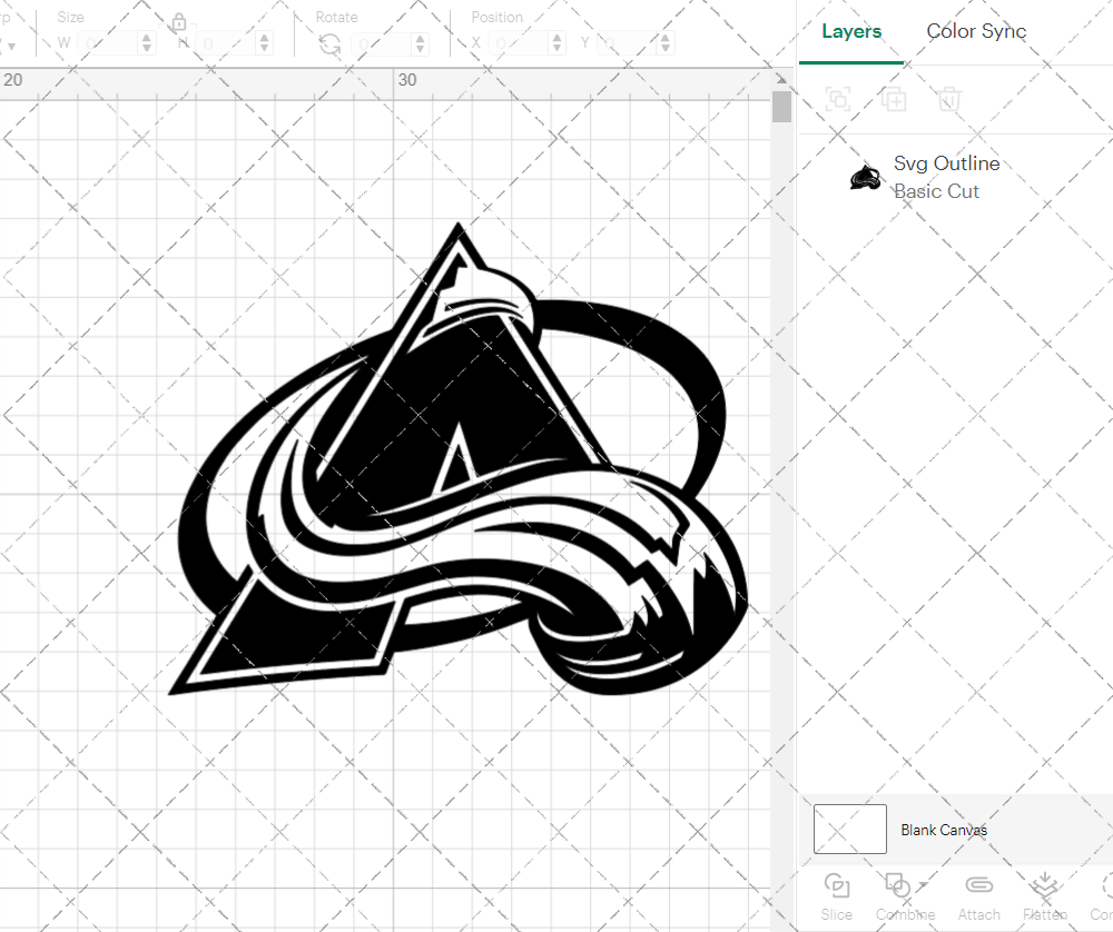 Colorado Avalanche 1995, Svg, Dxf, Eps, Png - SvgShopArt
