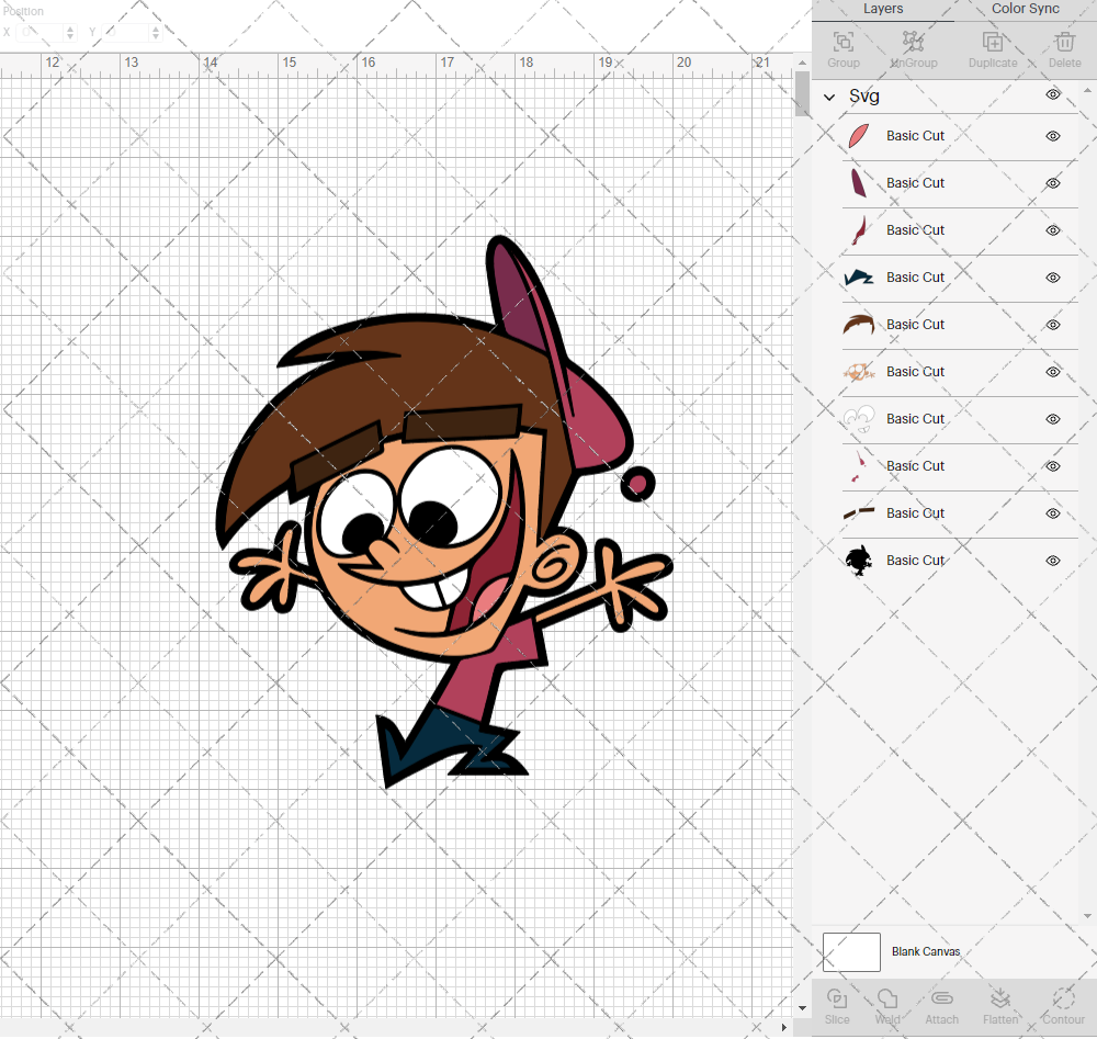 Timmy Turner - The Fairly Odd Parents, Svg, Dxf, Eps, Png - SvgShopArt