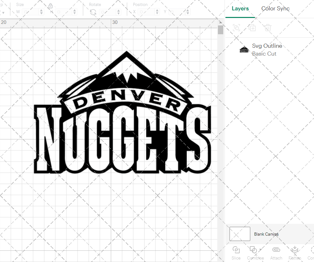 Denver Nuggets 2003, Svg, Dxf, Eps, Png - SvgShopArt