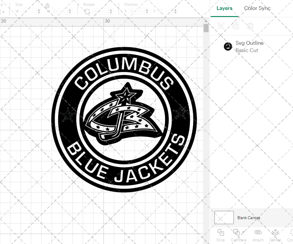 Columbus Blue Jackets Circle 2000, Svg, Dxf, Eps, Png - SvgShopArt