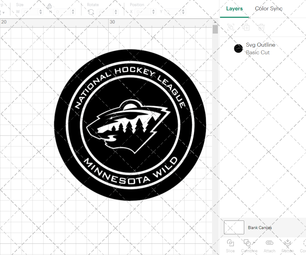 Minnesota Wild Circle 2013 002, Svg, Dxf, Eps, Png - SvgShopArt
