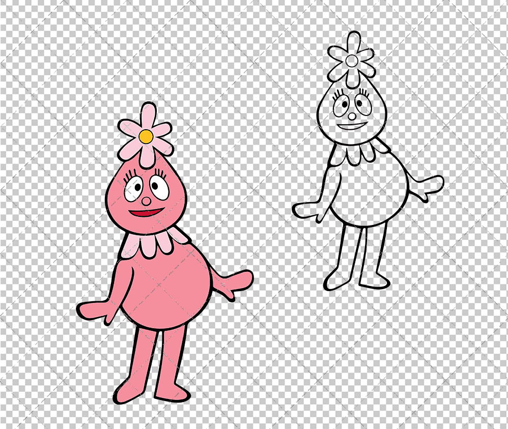 Foofa - Yo Gabba Gabba, Svg, Dxf, Eps, Png SvgShopArt