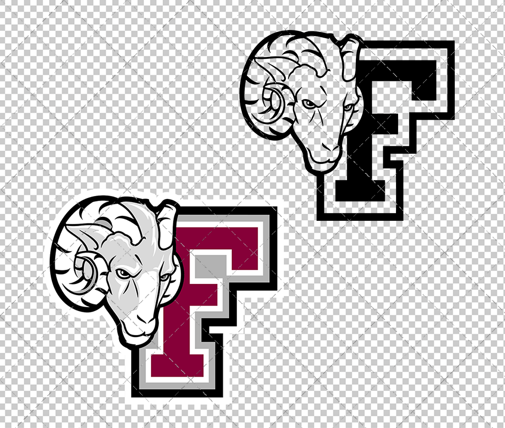 Fordham Rams 2008, Svg, Dxf, Eps, Png - SvgShopArt