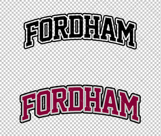 Fordham Rams Wordmark 2008, Svg, Dxf, Eps, Png - SvgShopArt