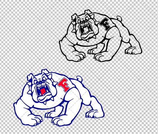 Fresno State Bulldogs 1981, Svg, Dxf, Eps, Png - SvgShopArt