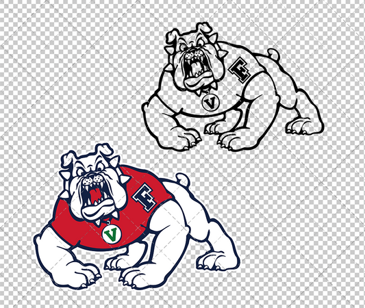 Fresno State Bulldogs 2006, Svg, Dxf, Eps, Png - SvgShopArt
