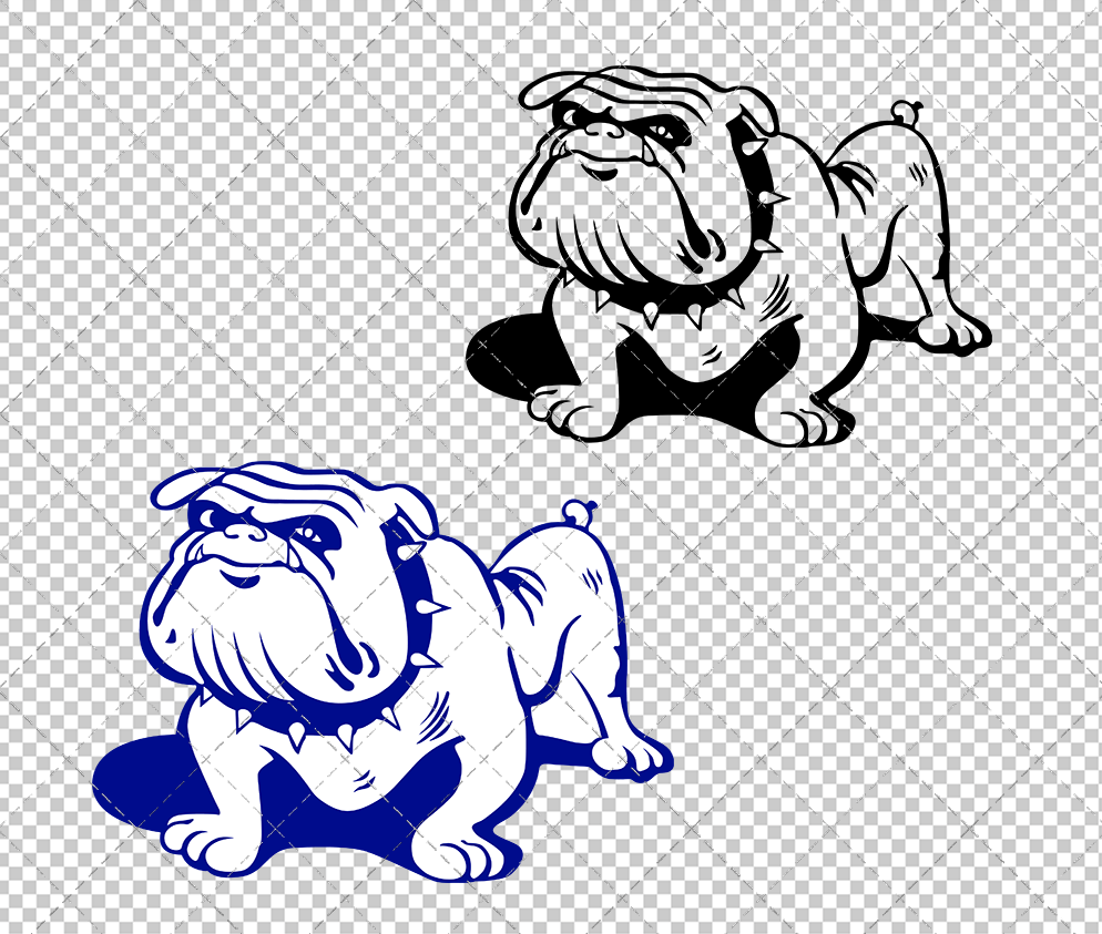 Fresno State Bulldogs Alternate 1953, Svg, Dxf, Eps, Png - SvgShopArt