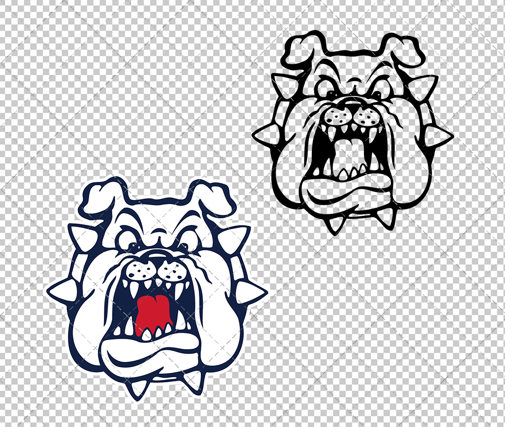 Fresno State Bulldogs Alternate 2006, Svg, Dxf, Eps, Png - SvgShopArt