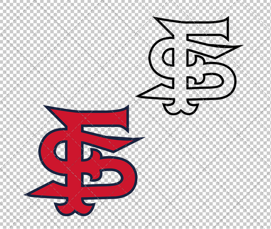 Fresno State Bulldogs Secondary 2006 002, Svg, Dxf, Eps, Png - SvgShopArt