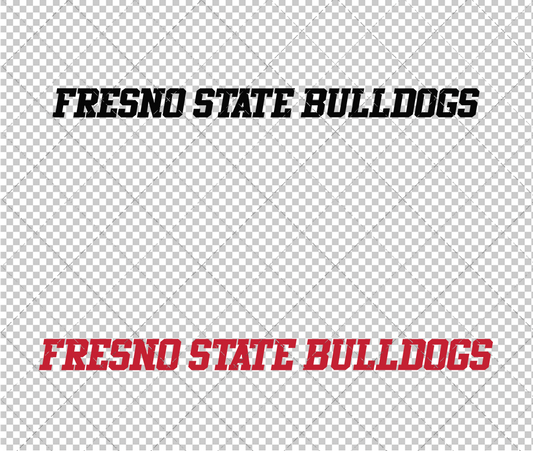 Fresno State Bulldogs Wordmark 2020 004, Svg, Dxf, Eps, Png - SvgShopArt