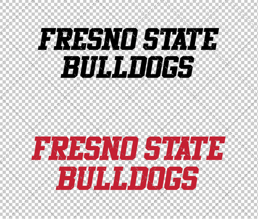 Fresno State Bulldogs Wordmark 2020, Svg, Dxf, Eps, Png - SvgShopArt
