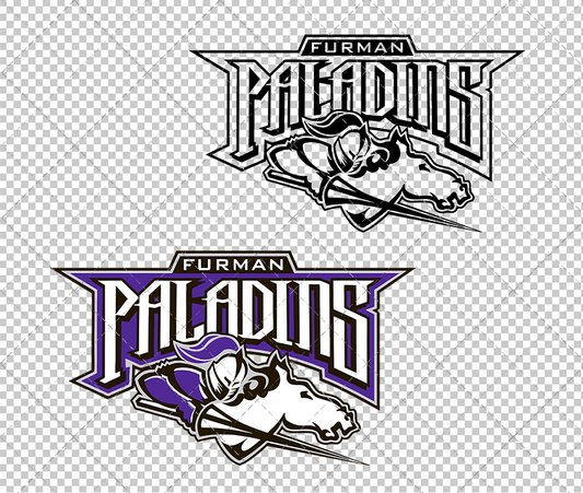 Furman Paladins Secondary 1999, Svg, Dxf, Eps, Png - SvgShopArt