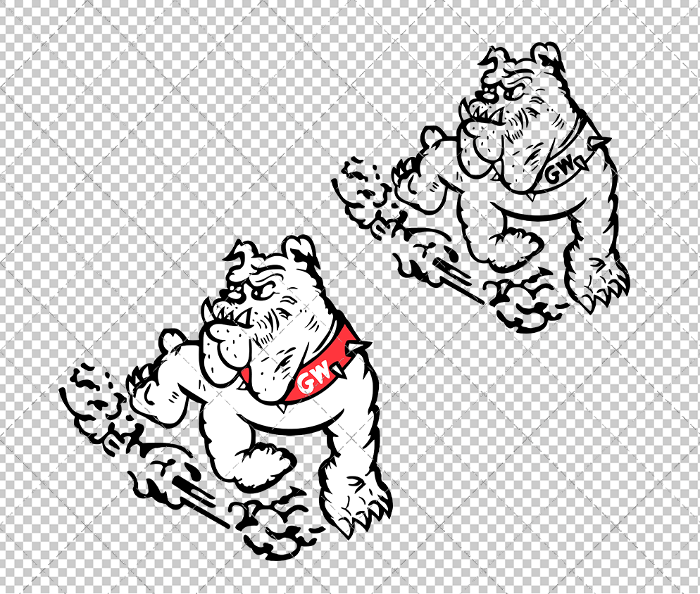Gardner-Webb Bulldogs 1970, Svg, Dxf, Eps, Png - SvgShopArt