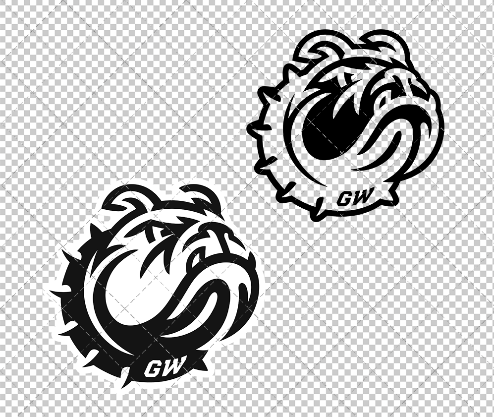Gardner-Webb Bulldogs Alternate 2022 002, Svg, Dxf, Eps, Png - SvgShopArt