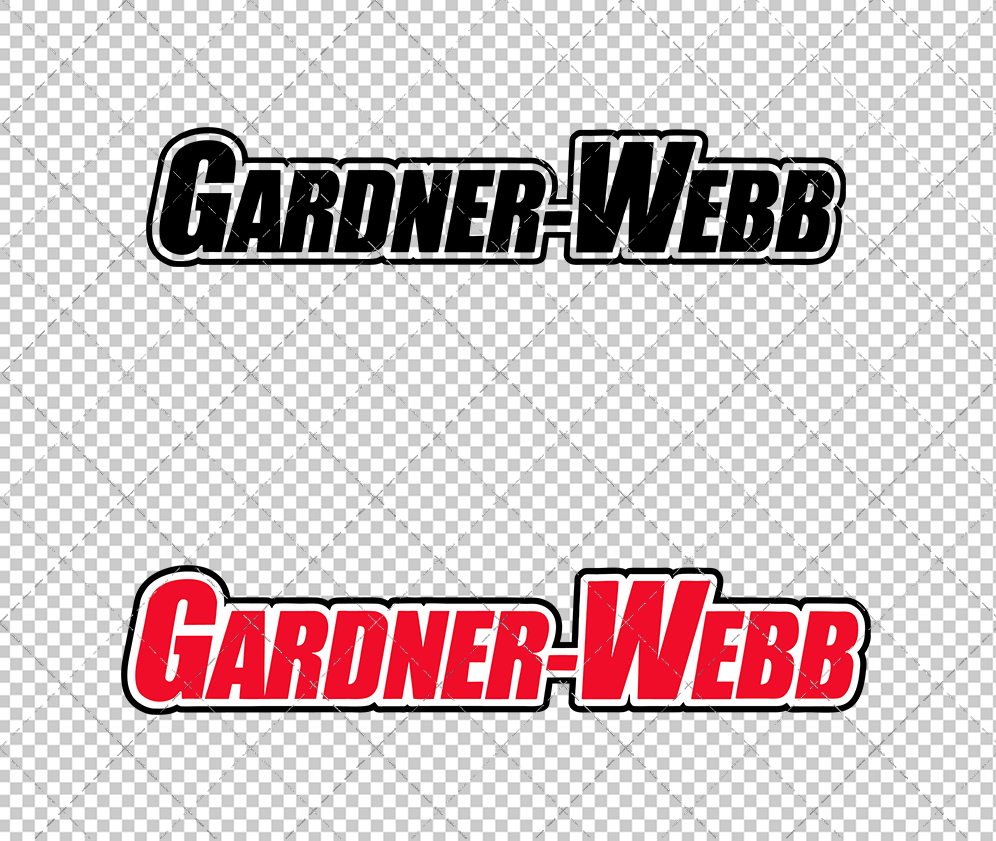 Gardner-Webb Bulldogs Wordmark 2007, Svg, Dxf, Eps, Png - SvgShopArt