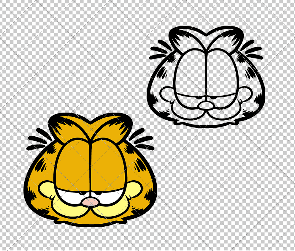 Garfield 003, Svg, Dxf, Eps, Png SvgShopArt