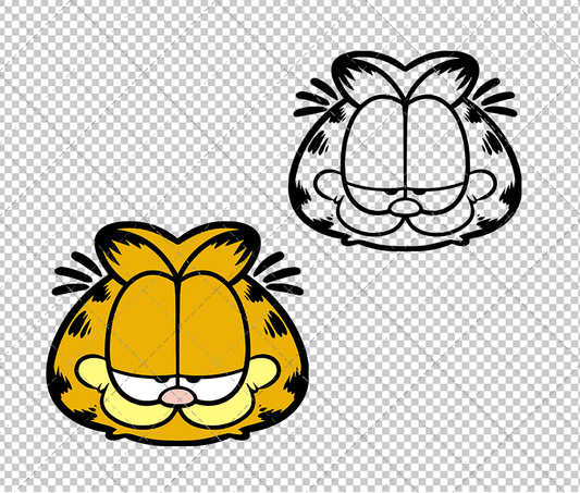 Garfield 003, Svg, Dxf, Eps, Png SvgShopArt