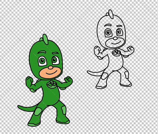 Gekko - PJ Masks, Svg, Dxf, Eps, Png SvgShopArt