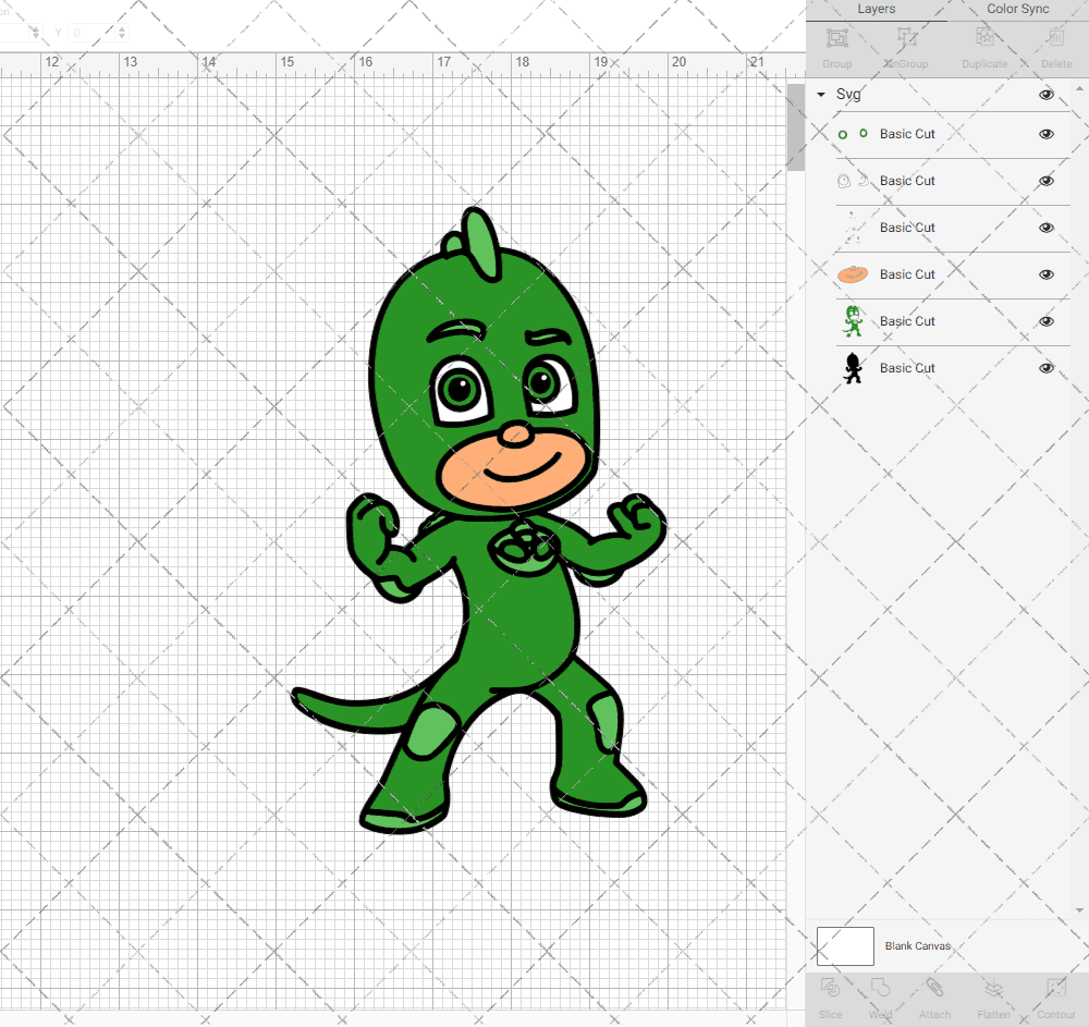 Gekko - PJ Masks, Svg, Dxf, Eps, Png SvgShopArt