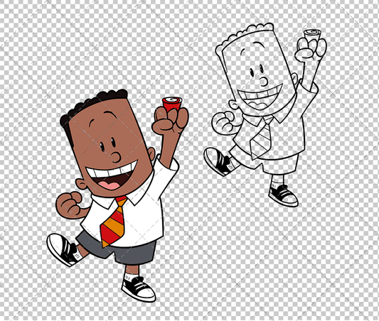 George Beard - Captain Underpants, Svg, Dxf, Eps, Png SvgShopArt