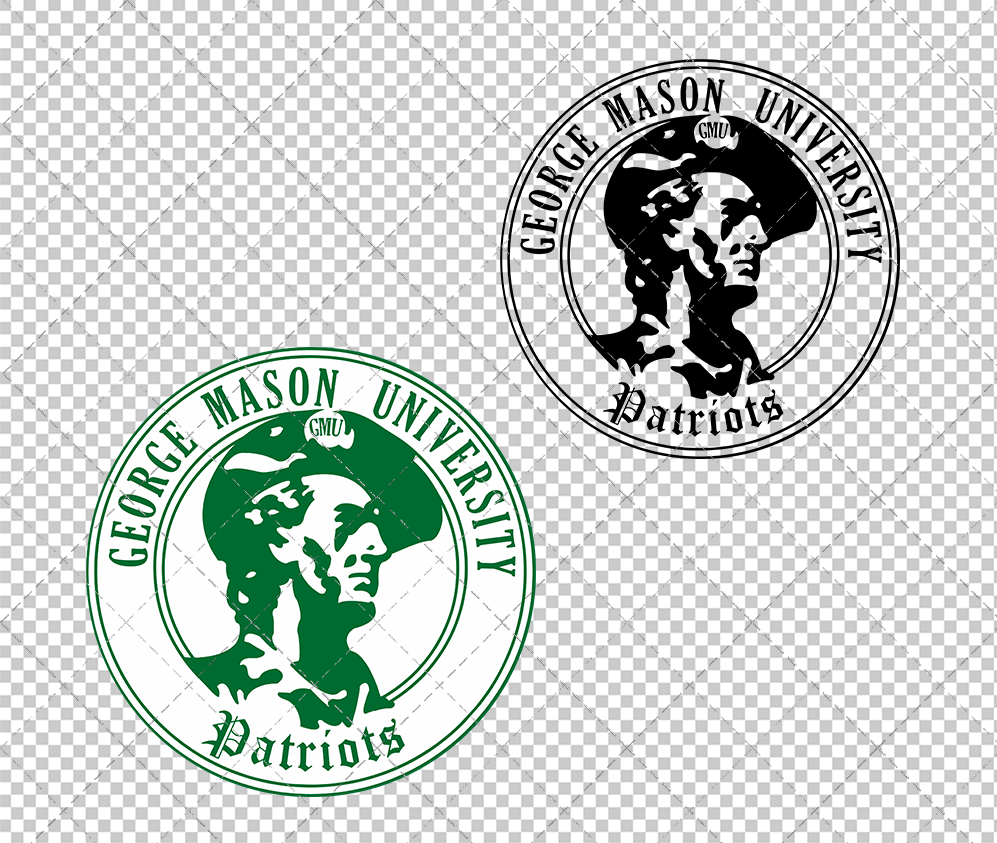 George Mason Patriots 1980, Svg, Dxf, Eps, Png - SvgShopArt