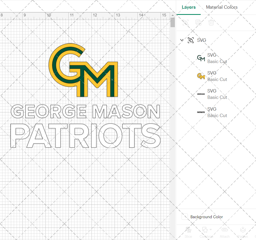 George Mason Patriots Alternate 2025 007, Svg, Dxf, Eps, Png - SvgShopArt