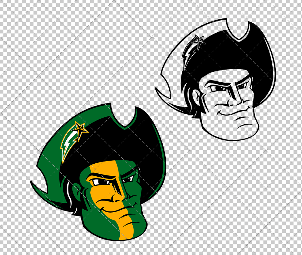 George Mason Patriots Mascot 2013 002, Svg, Dxf, Eps, Png - SvgShopArt