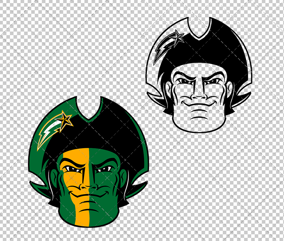 George Mason Patriots Mascot 2013, Svg, Dxf, Eps, Png - SvgShopArt