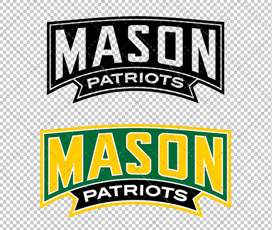 George Mason Patriots Secondary 2004 003, Svg, Dxf, Eps, Png - SvgShopArt
