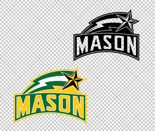 George Mason Patriots Secondary 2004, Svg, Dxf, Eps, Png - SvgShopArt