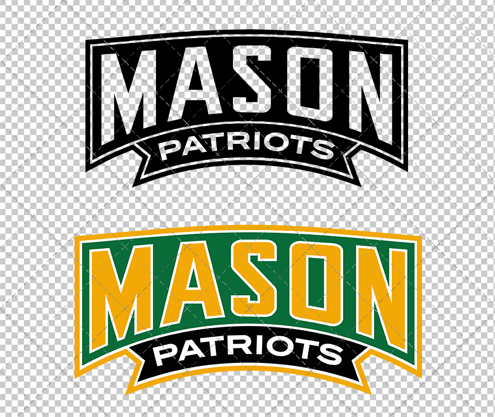 George Mason Patriots Secondary 2012 003, Svg, Dxf, Eps, Png - SvgShopArt