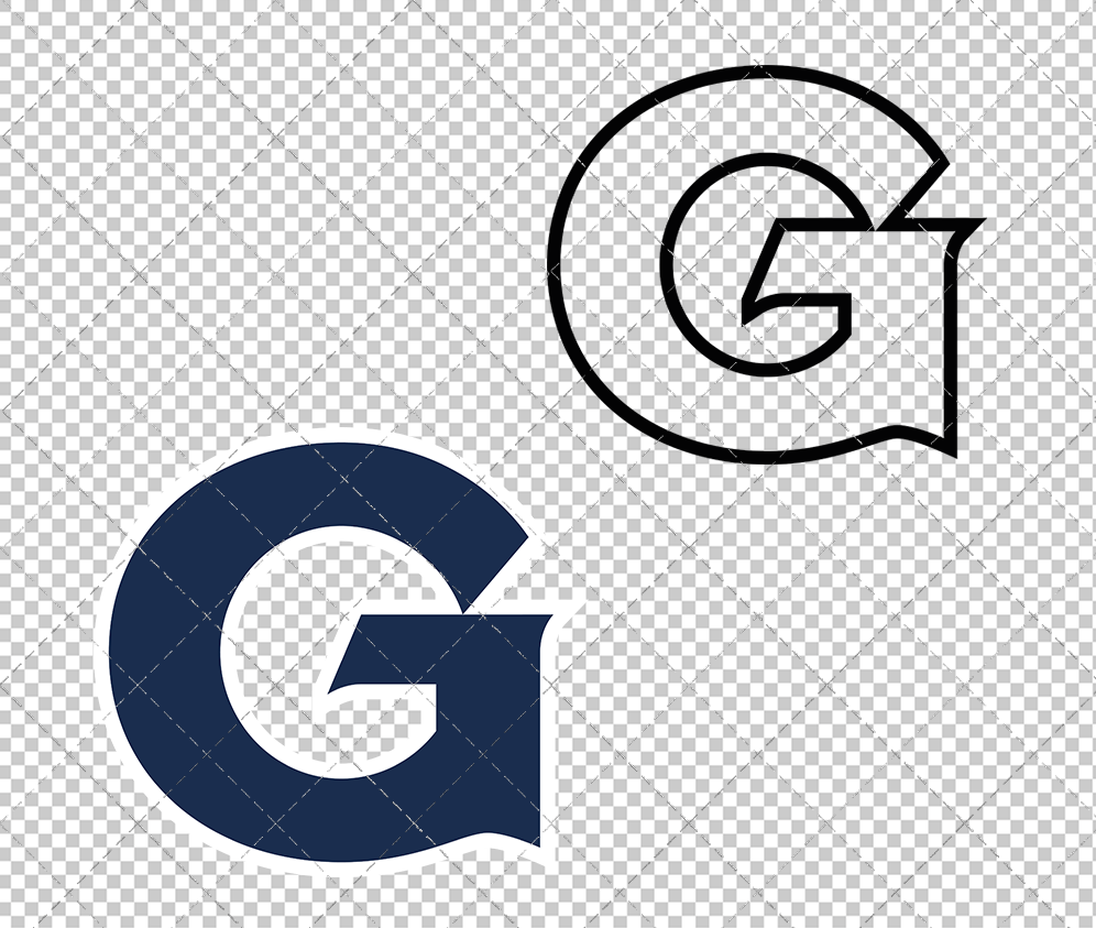 Georgetown Hoyas 2004 002, Svg, Dxf, Eps, Png - SvgShopArt