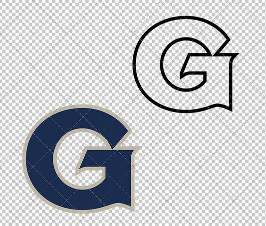 Georgetown Hoyas 2004, Svg, Dxf, Eps, Png - SvgShopArt