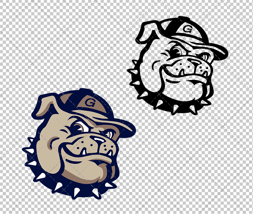 Georgetown Hoyas Mascot 1995 002, Svg, Dxf, Eps, Png - SvgShopArt