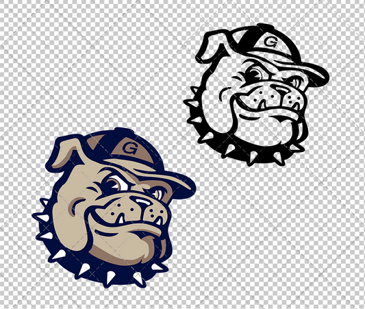 Georgetown Hoyas Mascot 1995 002, Svg, Dxf, Eps, Png - SvgShopArt
