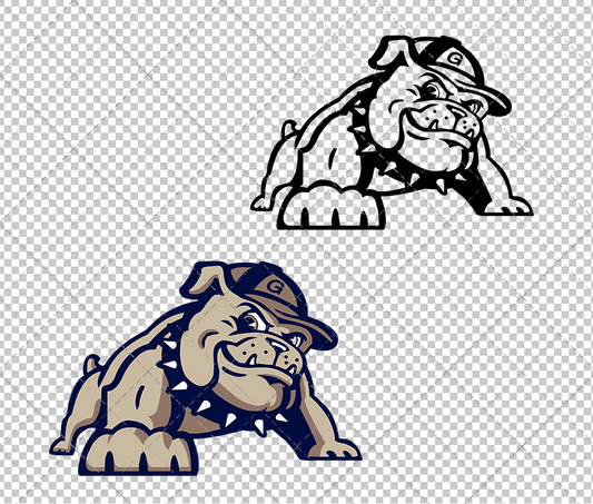 Georgetown Hoyas Mascot 1995, Svg, Dxf, Eps, Png - SvgShopArt