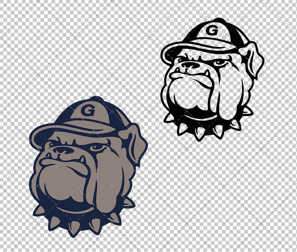 Georgetown Hoyas Secondary 1995 002, Svg, Dxf, Eps, Png - SvgShopArt